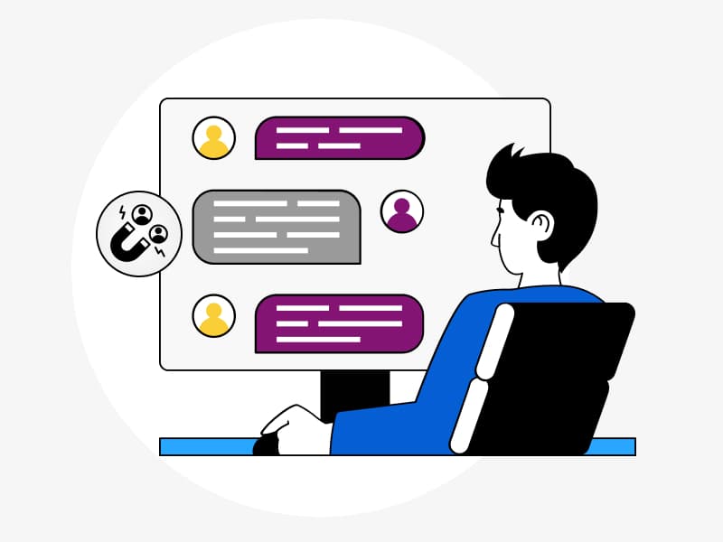 چگونه با سرویس چت و پشتیبانی آنلاین رایچت لید جمع کنیم